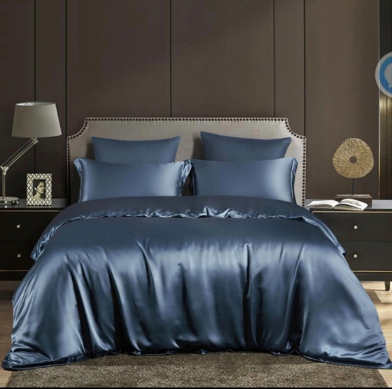 100% Mulberry Silk Bedding Set 4-Piece | 19 Momme Heavy Weight | Nanchong Direct Supply | Low MOQ Wholesale