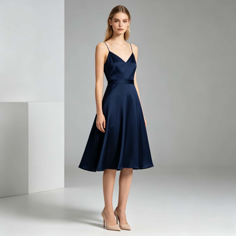 100% Mulberry Silk Dress | Heavy Silk Elegant Midi & Maxi Dresses | Nanchong Wholesale for Boutiques
