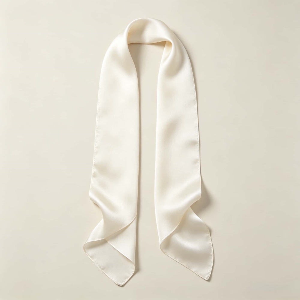 100% Mulberry Silk Long Scarf | All-Season Versatile Neck Scarf | Nanchong Wholesale for Accessories & Gifts